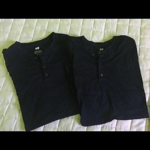 Men’s H&M Slim-Fit Henley Shirts